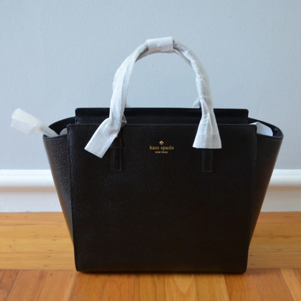KATE SPADE Black Leather Crossbody Bag + Wallet